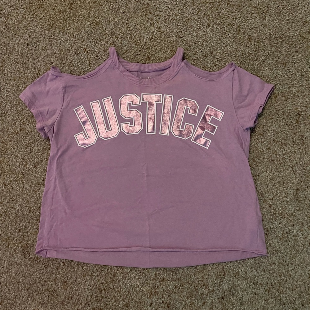 Girls crop top, cold shoulder shirt